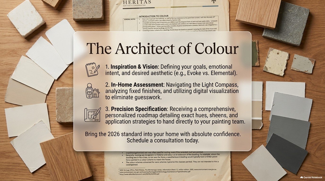Interior canvas architect moodboard