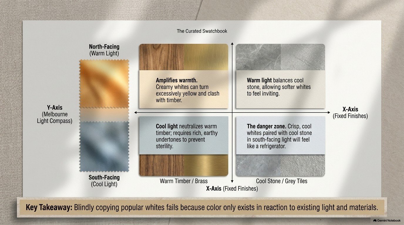 Material samples grid