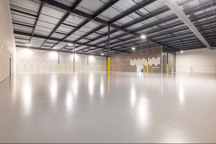 Commercial-grade epoxy resin flooring