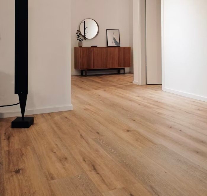 Waterproof hybrid flooring plank