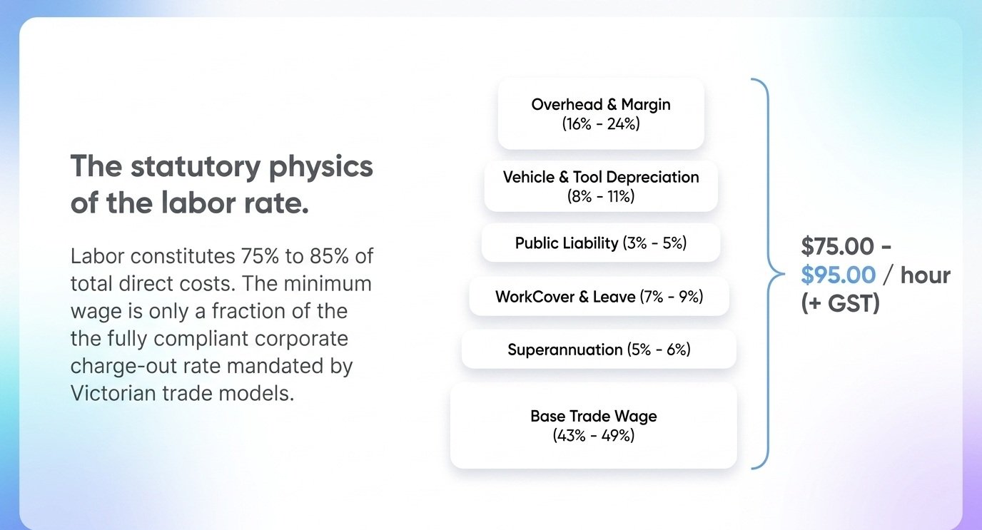 The statutory physics of the painter labor rate in Victoria