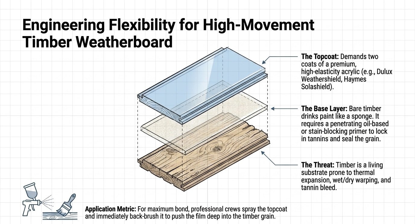 Weatherboard timber preparation and exterior house painting mistakes in Melbourne