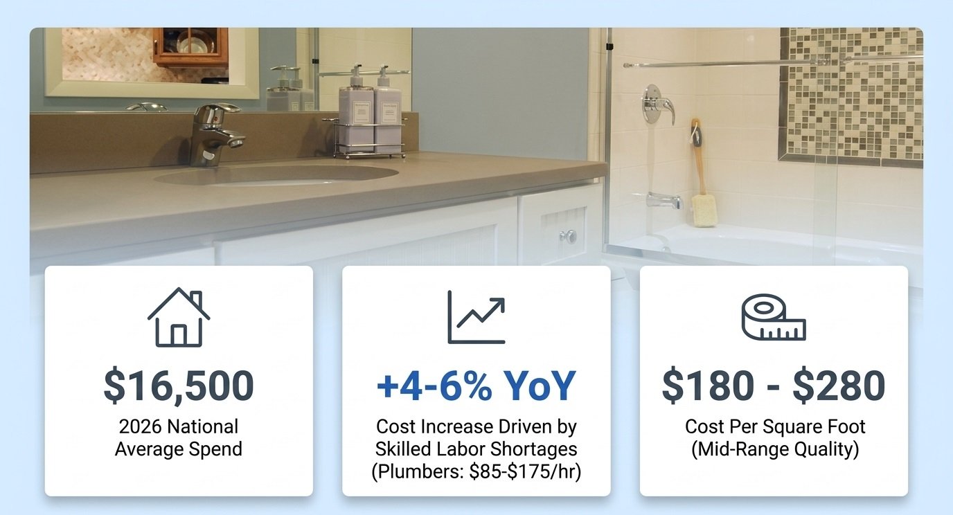 Comprehensive breakdown of bathroom remodel costs and planning playbook