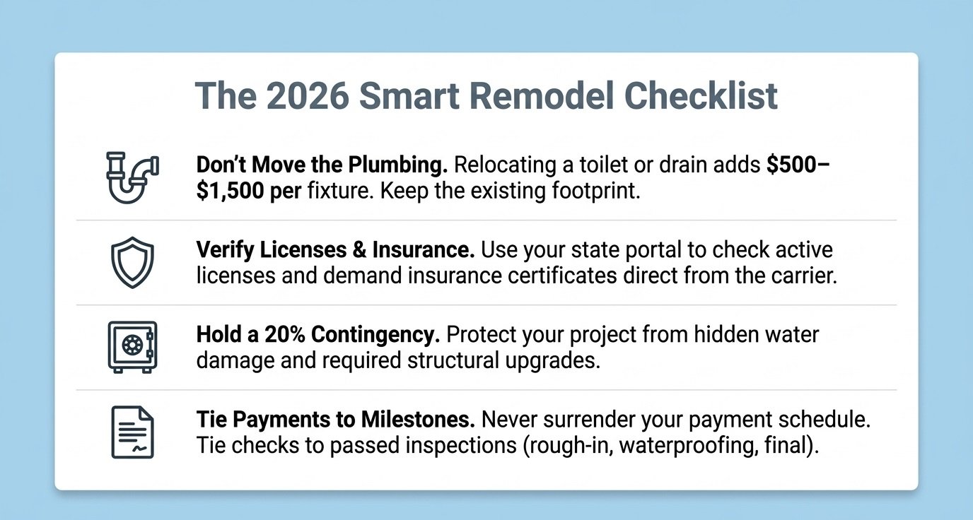 Smart remodel step-by-step planning checklist